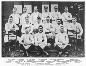 English International Football Team, 2nd January 1892